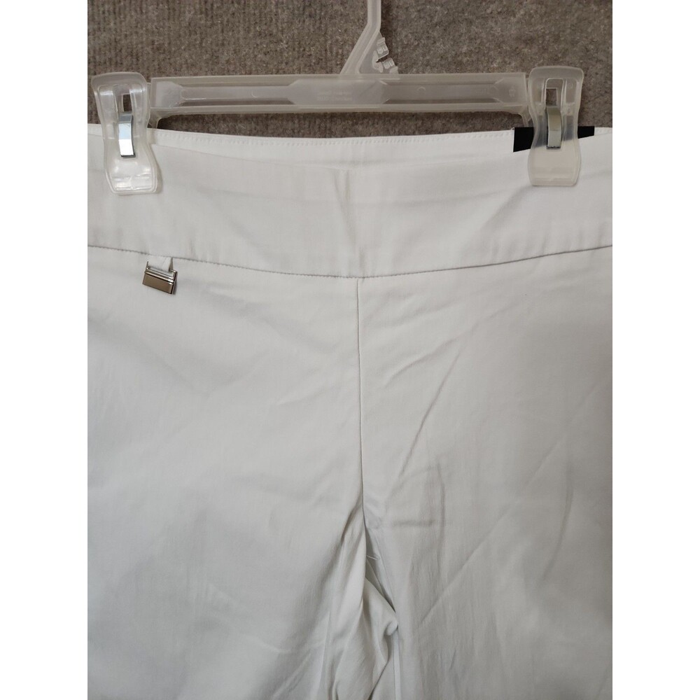 Alfani Tummy Control Pull On Skinny Pants Womens 14 White Slimming Stretch NEW - Picture 4 of 11